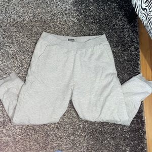 Eddie Bauer women’s grey fuzzy sweatpants